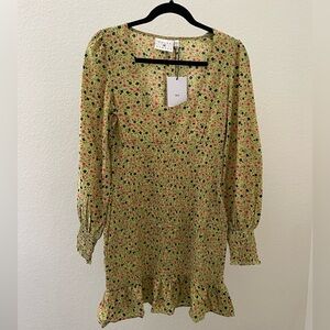 Women’s ASOS Daisy Street square neck shirred mini dress